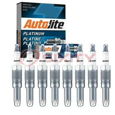 8 pc Autolite HT15 Platinum Spark Plugs for PZH14F Ignition Wire Secondary Fits select: 2004-2008 FORD F150, 2005-2008 FORD F250