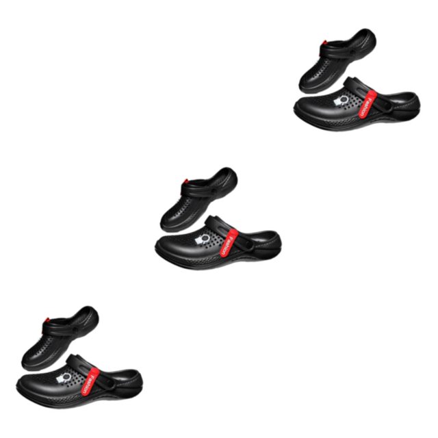 Qarigey Sandalias para hombre y mujer, zapatos de agua ligeros de verano, con agujeros de EVA, a la moda, para interiores, toboganes de playa, Type1 NO1