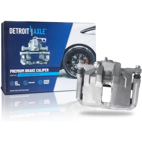 Detroit Axle - Front Right Disc Brake Caliper with Bracket Replacement for 1990 1991 1992 1993 Honda Accord