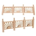 thumbnail image 1 of LOLIPPYY 2Pcs Small Garden Fence Rectangular Wood Garden Decoration for Indoor Hobby and Collectors, 1 of 8