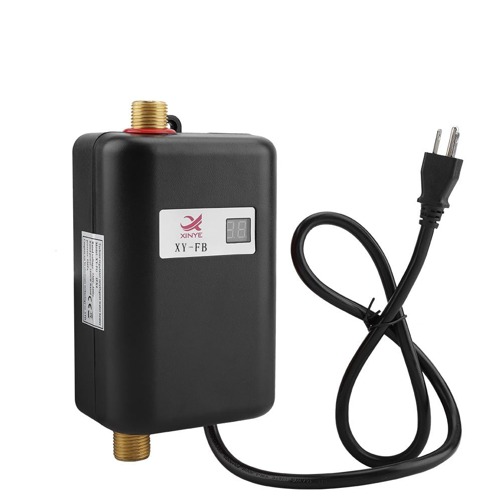 HERCHR Water Heater, 110V 3000W Mini Electric Tankless Instant Hot