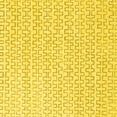 thumbnail image 1 of Ahgly Company Indoor Square Solid Yellow Modern Area Rugs, 7' Square, 1 of 4