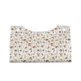 thumbnail image 2 of Kdxio Mushrooms And Butterflies Print Tissue Box Cover,Modern PU Leather Rectangular Tissue Box Holder for Bathroom Living Room Bedroom Office Desk Car Home, 2 of 9