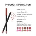 thumbnail image 5 of Matte Lip Liner, Waterproof Lip Liner, Long Wearing Pigment Lip Liner Waterproof and Non Stick Cup, Soft Smooth Texture Lip Liner with Sharpener Compatible for Precise Application, 5 of 8