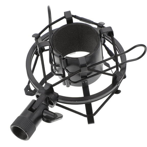 unbranded  Microphone Shock Mount Adjustable Stand Arm Desk Desktop Boom Microphones Black