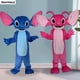 thumbnail image 2 of Nuevo disfraz de mascota de Lilo y Stitch en azul y rosa, personaje de dibujos animados de Disney, disfraz publicitario, fiesta de carnaval, disfraz de animal para adultos, 2 of 5
