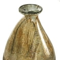 thumbnail image 6 of DecMode 12", 9"H Blown Washed Ombre Teardrop Gold Glass Vase with Textured Base, Set of 2, 6 of 12