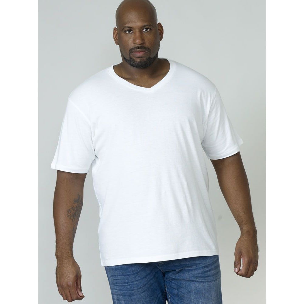 Grey Duke D555 Mens Big Tall California Chest Print Short Sleeve T-Shirt 1XL