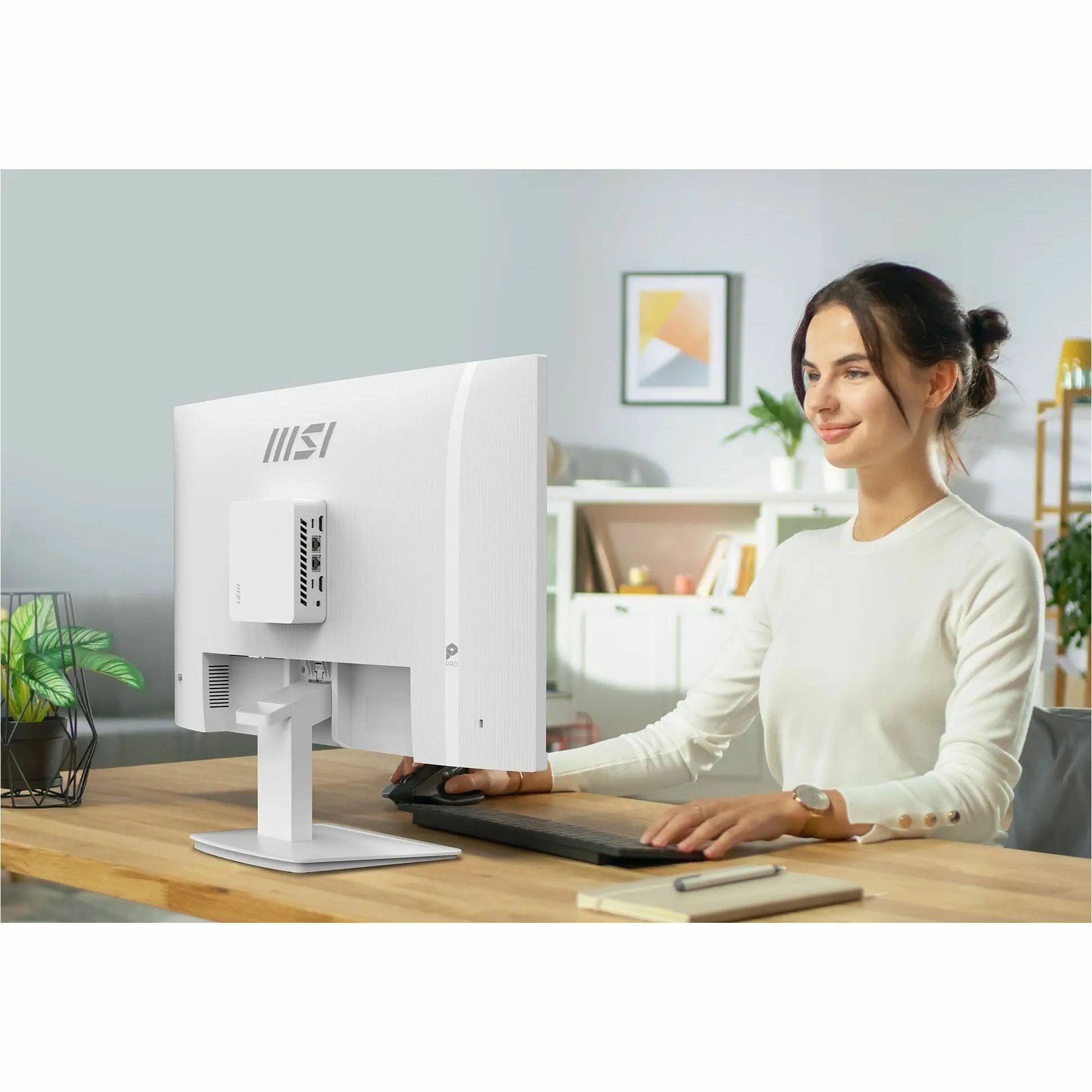 MSI Pro MP273W E14A 27" Class Full HD LCD Monitor - 16:9 - Matte White - 27" Viewable - In-plane Switching (IPS) Technology - 1920 x 1080 - 16.7 Million Colors - Adaptive Sync - 250 Nit - 1 ms - 14...