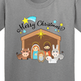 thumbnail image 4 of Inktastic Merry Christmas Cute Nativity Scene Youth T-Shirt, 4 of 5