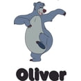 thumbnail image 2 of Design with Vinyl Jungle Book Dancing Baloo Bear Wall Sticker, 2 of 2