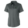 thumbnail image 2 of Women's Cutter & Buck Gray Michigan State Spartans Prospect Textured Stretch Polo, 2 of 3