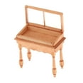thumbnail image 2 of guohui 1/12 Dollhouse Cabinet Dollhouse Furniture Miniature Jewelry Display Cabinet for Wood, 2 of 9