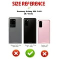 thumbnail image 3 of Samsung Galaxy S20 PLUS (6.7") Phone Case Protective Impact Shock Absorption Heavy Duty two Layers Hybrid Armor Rubber Rugged Silicone TPU Hard BLACK Ultra Slim Case Cover for Samsung Galaxy S20+, 3 of 3