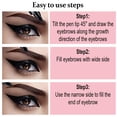 thumbnail image 3 of Eyebrow Pen - Waterproof Microblading Eyebrow Pen,Long Lasting,Easily Create Natural Eyebrow Makeup，Light Brown, 3 of 7