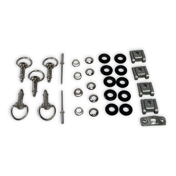 Polaris Scrambler 850 1000 Quick Release Dzus Fastener Side Panel Hardware Kit