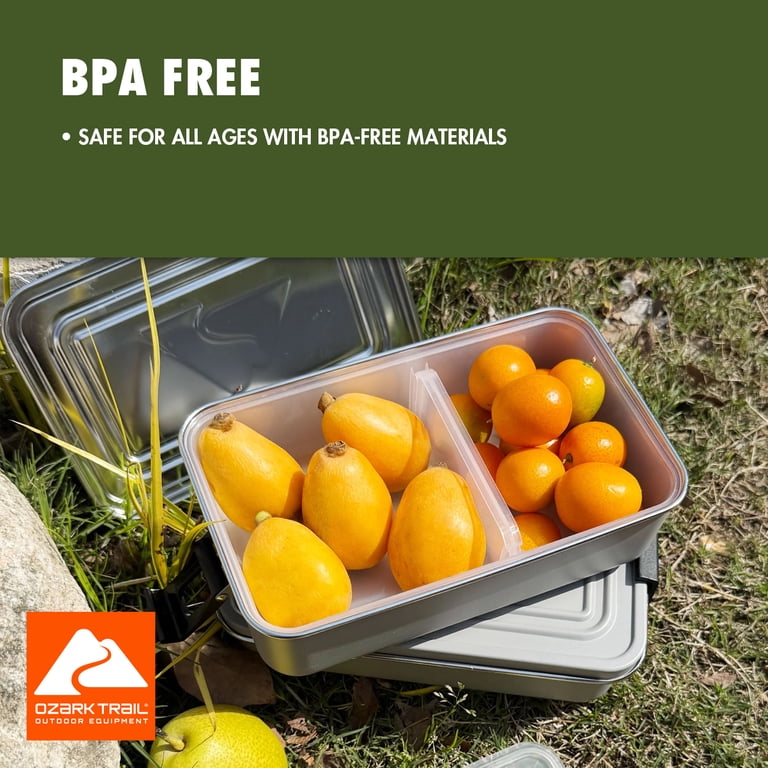 Stainless Steel Lunch Box, 40-Ounce Capacity photo 4