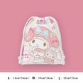 thumbnail image 5 of Bolsa de lona de dibujos animados de Sanrio Kuromi, Cinnamoroll My Melody, bolsa de compras ecológica portátil, bolsa de almacenamiento Kawaii minimalista, regalo, 5 of 5