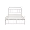 thumbnail image 5 of AUFANK Full Size Heavy Duty Metal Platform Bed Frame, Headboard and Footboard, White, 5 of 6