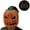 multicolour, variant on Pompotops LEDPumpkin StyleMelting Face Adult Costume Halloween Scary