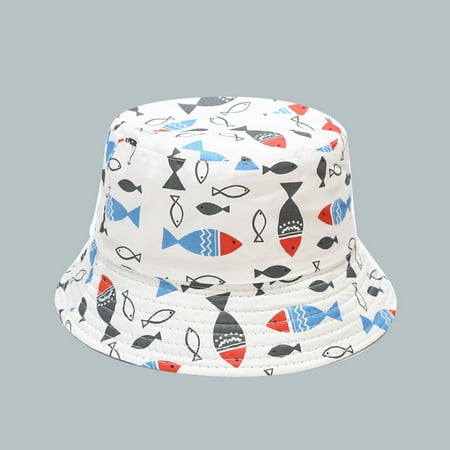 

NEGJ 1-4Y Baby Sun Hat Anti-UV Cartoons Pattern Summer Boys Girls Kids Children