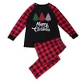 thumbnail image 4 of Family Matching Christmas Pajama Sets Christmastree Top Pants 2PCS Sleepwear Christmas PJs Bodysuits, 4 of 6