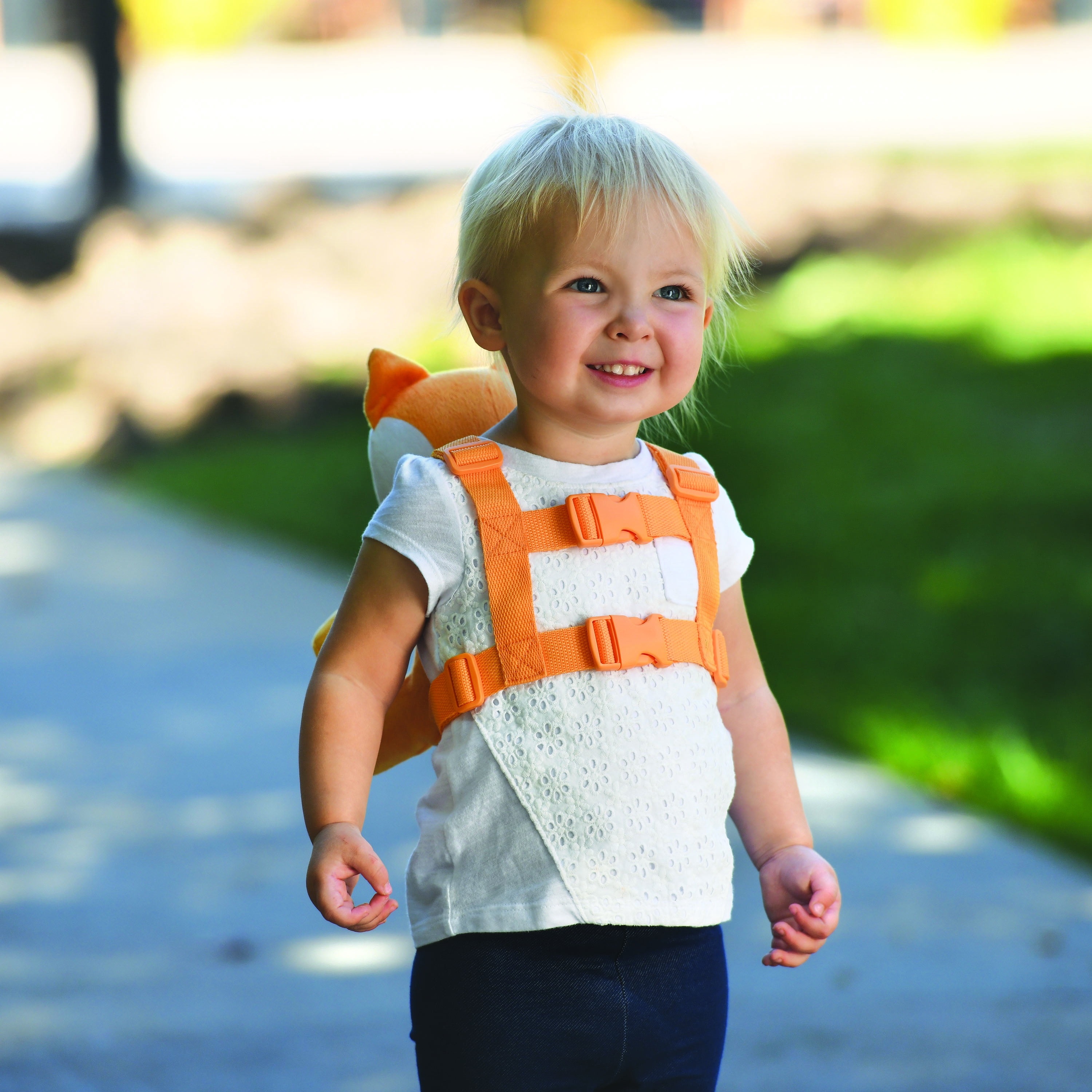 Goldbug 2-in-1 Toddler Safety Harness Backpack, Fox with Removable Tether, Brown