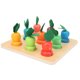 thumbnail image 1 of Juguete A Juego De Zanahorias, Juguete Para Clasificar Zanahorias, Caja Fuerte Con Bolsa De Almacenamiento Para Educación En El Hogar Para Niños, 1 of 7