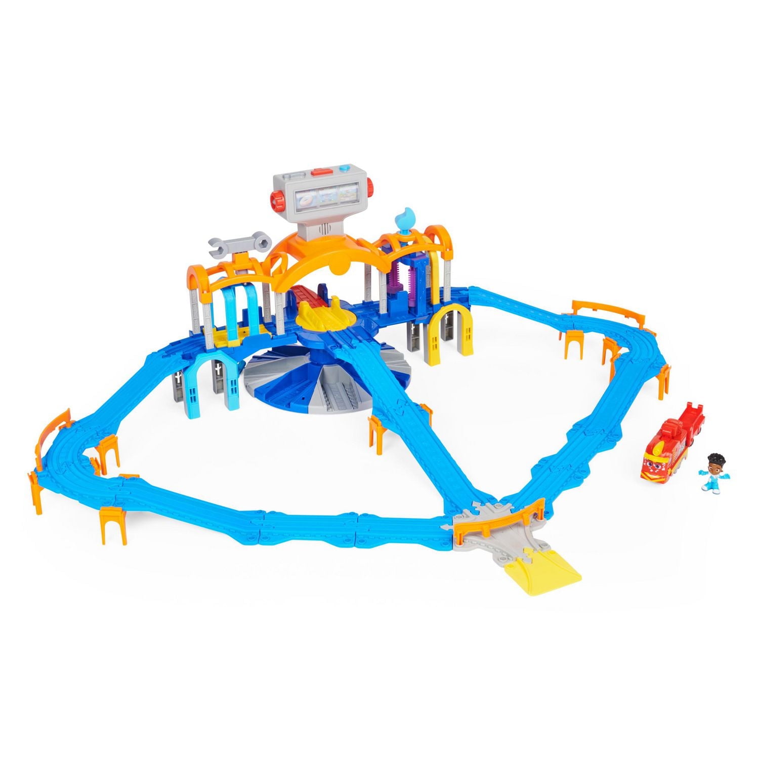 Mighty Express, Mission Station Playset with Exclusive Freight