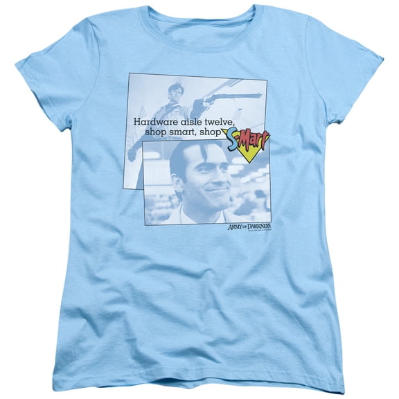 Army Of Darkness Shop S Mart Women's T-Shirt Light Blue