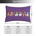 thumbnail image 2 of Honeii Happy Pride Gnome Print Pillow Cases,Plush Throw Pillow Covers,Decorative Pillowcase for Sofa, Couch, Living Room-20"x30", 2 of 6