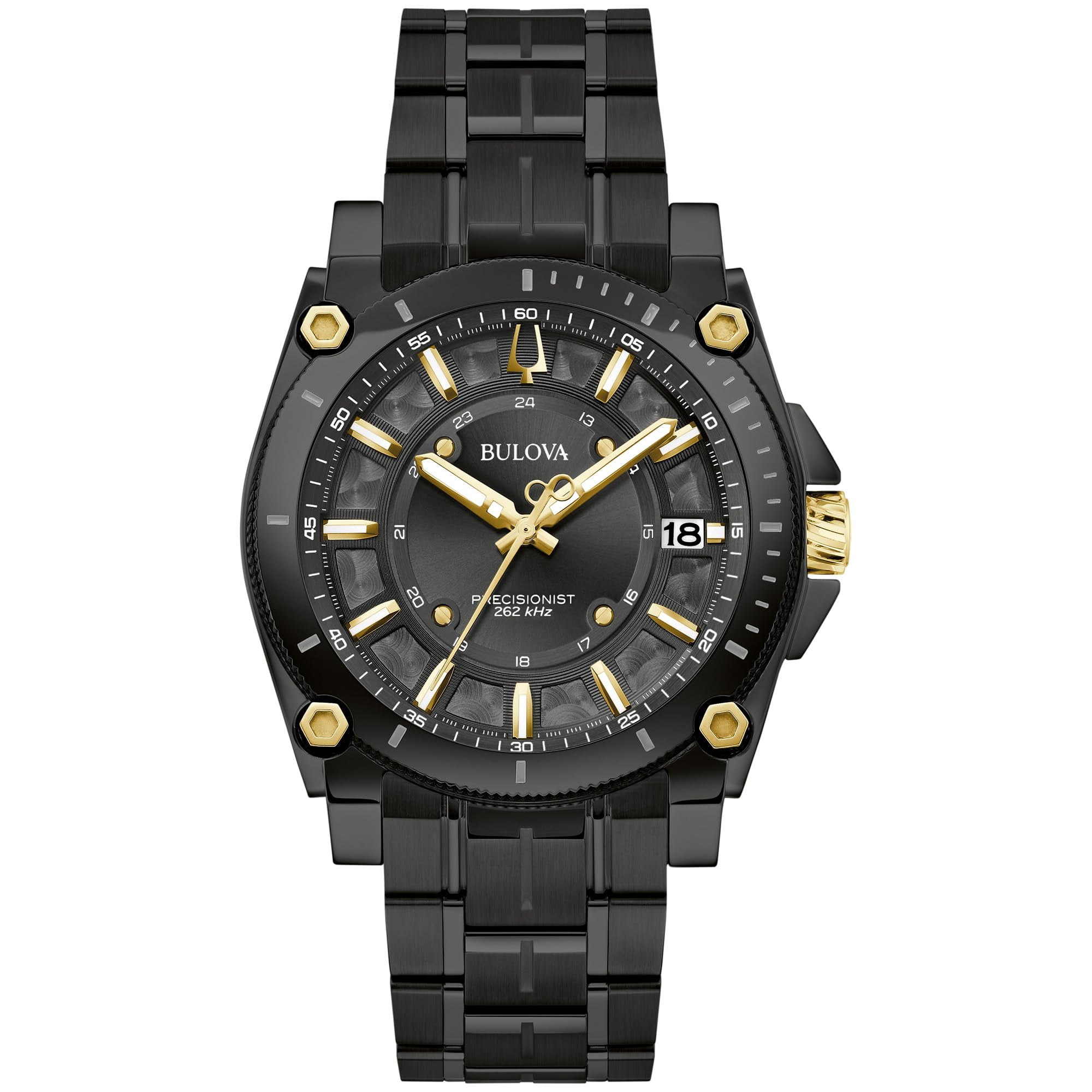 Bulova Icon High Performance Black Ion Chronograph Mens Watch 98B408