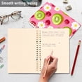 thumbnail image 4 of FORMRS 1-Subject Spiral Notebook 8" x 5" College Ruled 60 Refillable Sheet A5 Hard Cover, Floral Raspberries, 4 of 7