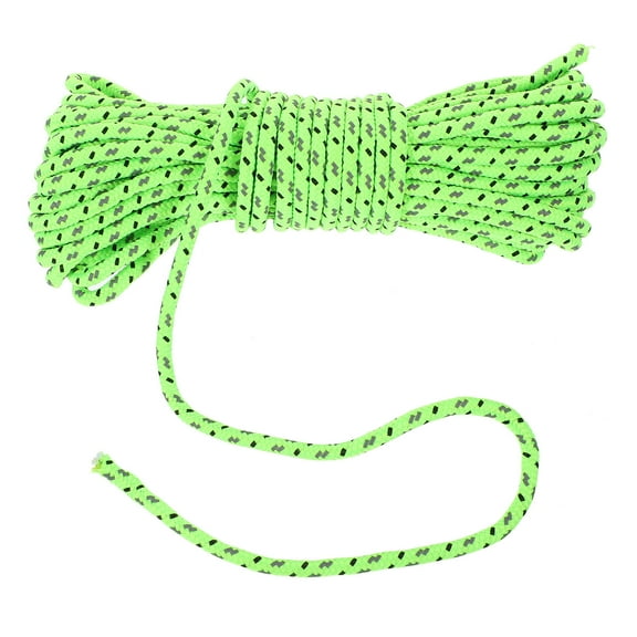PAMINGONO 1 Roll Camping Tent Cords 10m 4mm Polyester Reflective For Outdoor Activities And Wind Proof