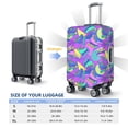 thumbnail image 4 of Kdxio Disco Roller Skates Pattern Luggage Cover for Travel,Elastic and Durable,Fits 18-32 Inch,Anti-Scratch Suitcase Protector-No luggage included, 4 of 5