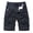 Blue, variant on WWV Cargo Men Shorts Work Shorts for Men Construction Pockets Zipper Shorts Solid Color Trendy Loose Fit Holiday Fitness Workwear Pants Army Green L