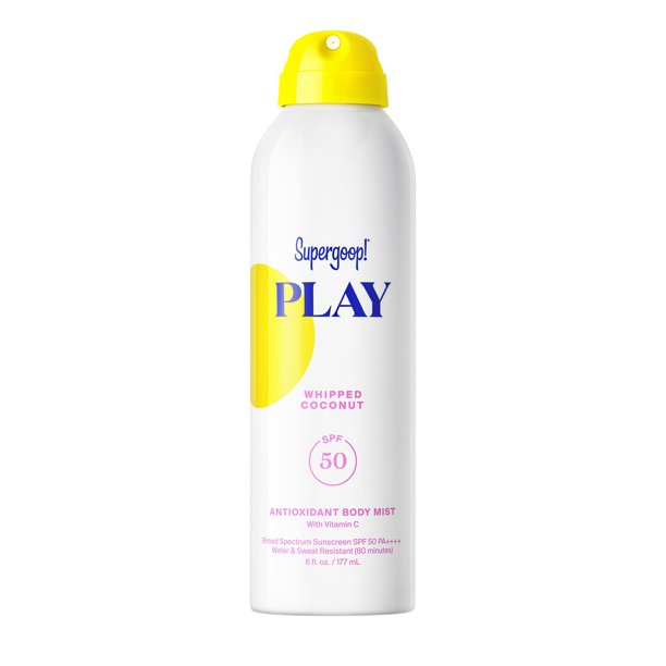 Protector solar en bruma Supergoop! PLAY Antioxidant Body Mist SPF 50 177 ml