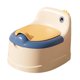 thumbnail image 3 of Orinal de entrenamiento Hugo para el baño azul con cepillo limpio y protector antideslizante, 3 of 9