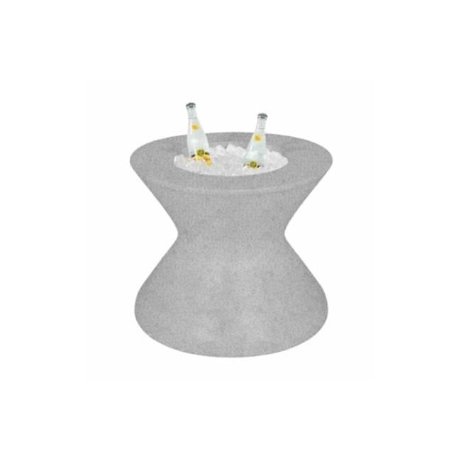 Ledge Lounger LLSGST22NLGG Signature Tall Ice Bin Side Table, Grey