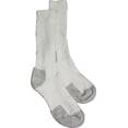thumbnail image 2 of Private Label - Mens Cushion Crew Socks Pack of 3 White Wide Rib 1 / onesize, 2 of 3
