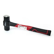 Hyper Tough 4 lb Small Sledge Hammer, Double Injected Fiberglass Handle with Comfort Grip