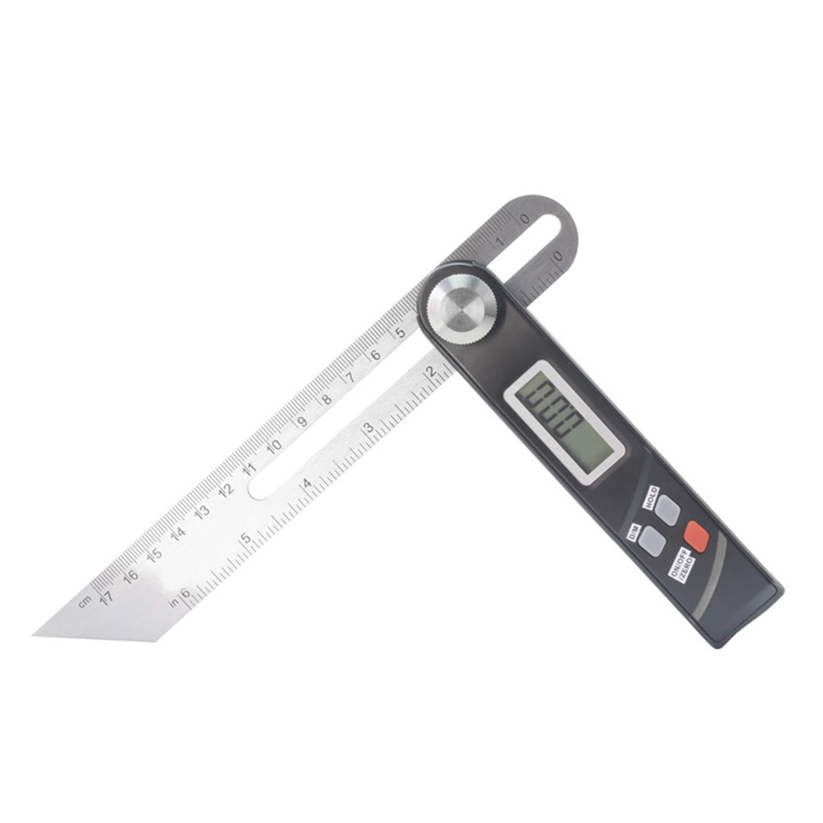 Digital Angle Finder Protractor 6inch/170mm Steel Measuring Ruler with Large LCD Display for Woodworking Angle Measuring Tool ,Woodworking Protractor