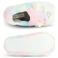 thumbnail image 6 of Jessica Simpson Girls Plush Fluffy Slip-on House Slippers with Memory Foam, 6 of 9
