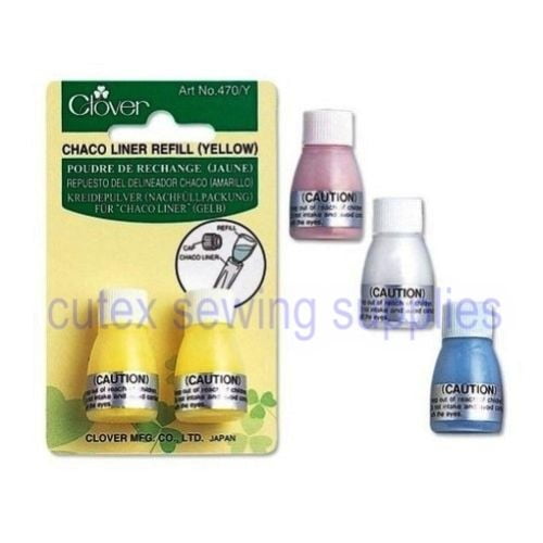 Clover Chaco Liner Chalk Powder Refill Blue Clover Art No. 470