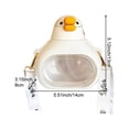 thumbnail image 6 of Jiibva 650ML Water Bottle Cute Duck Water Bottle Summer Large Capacity Drinking Cup with Straw Plastic Water Cup, 6 of 7
