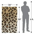 thumbnail image 5 of Logovision Leopard Print Silky Touch Super Soft Throw Blanket 36' x 58', 5 of 6