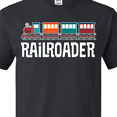 thumbnail image 4 of Inktastic Railroader Train Hobby T-Shirt, 4 of 5