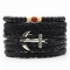 thumbnail image 5 of Moda Denim Tela Tejido Vintage Punk Cuff Trendy Five Poi, 5 of 5