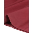 thumbnail image 5 of Falda Larga Allegra K Vino rojo XS, 5 of 5