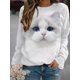 thumbnail image 4 of Sudadera con capucha con estampado de perro adorable, sudaderas con capucha de moda para mujer, sudaderas con capucha con estampado de gato, ropa kawaii con cuello redondo, sudaderas para mujer, abrig, 4 of 5